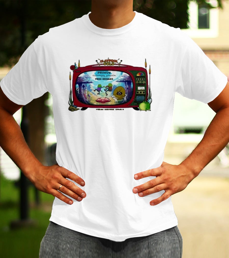Primus Claypool Lennon Delirium Frog Brigade Cleveland June 2 2026 T-Shirt
