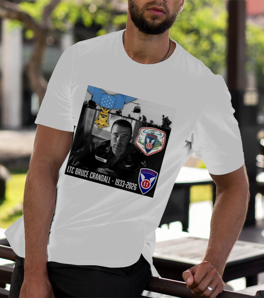LTC Bruce Crandall Medal Of Honor Air Assault 1933 2026 T-Shirt