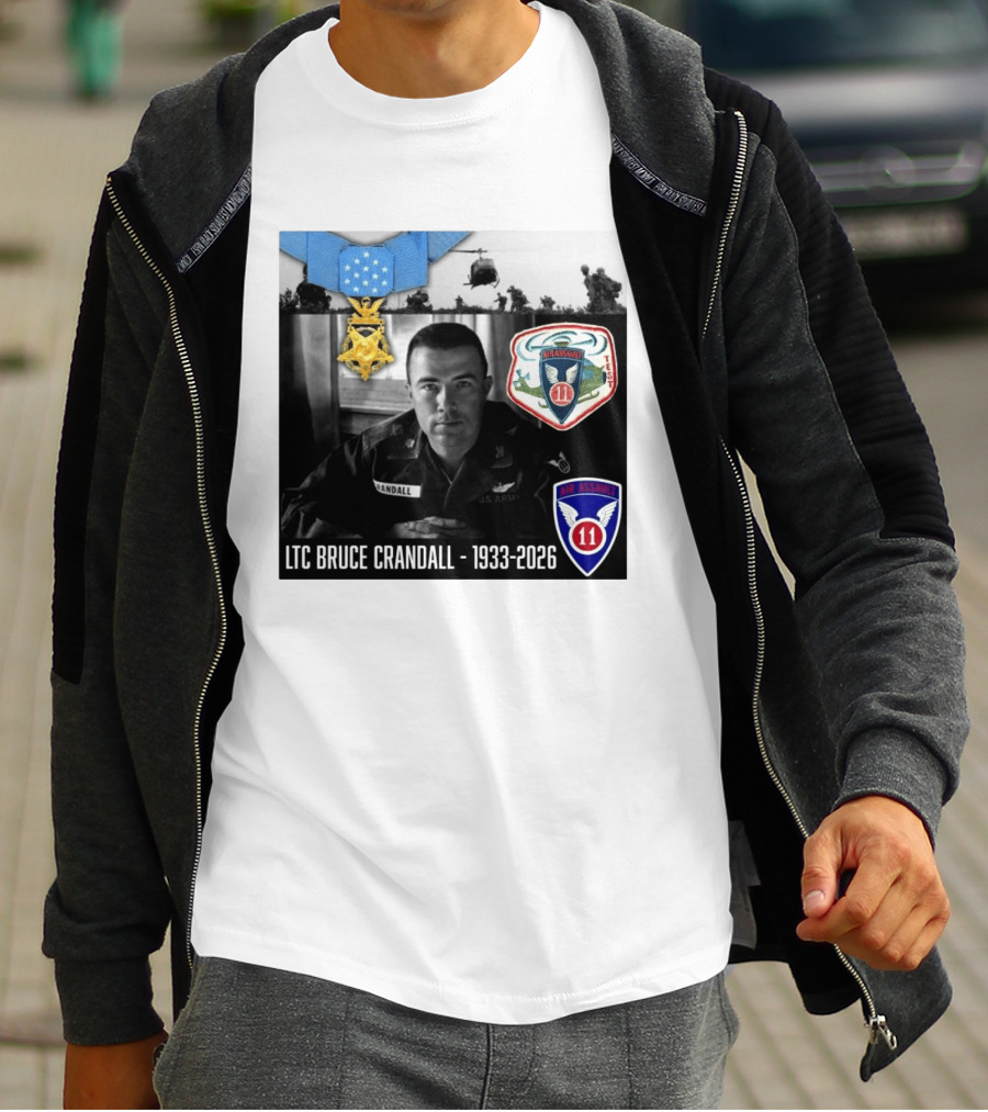 LTC Bruce Crandall Medal Of Honor Air Assault 1933 2026 T-Shirt