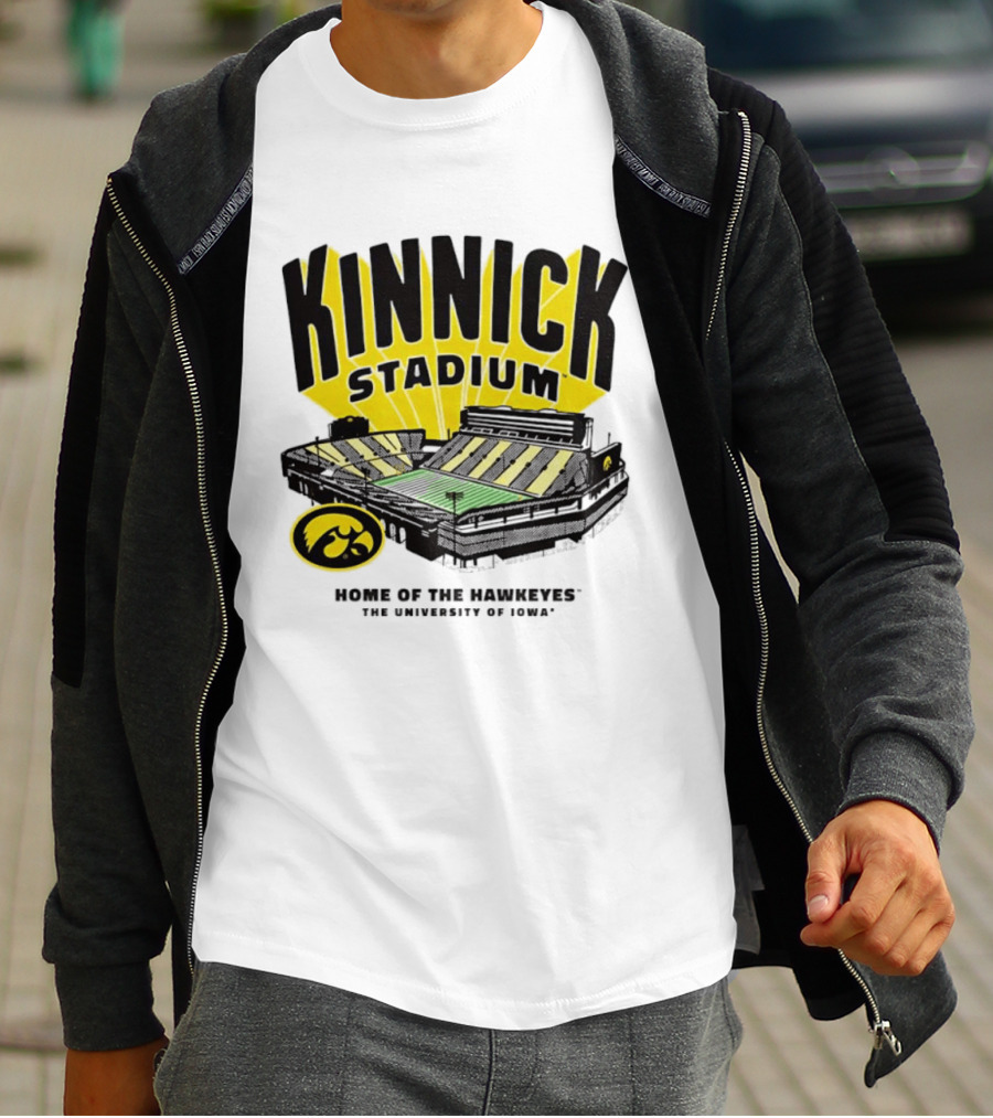 Kinnick Stadium Home Of The Hawkeyes University Of Iowa Football T-Shirt