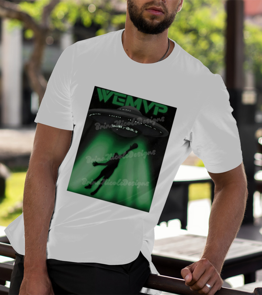 WEMVP Wemby Alien UFO San Antonio Spurs Basketball NBA 2026 T-Shirt