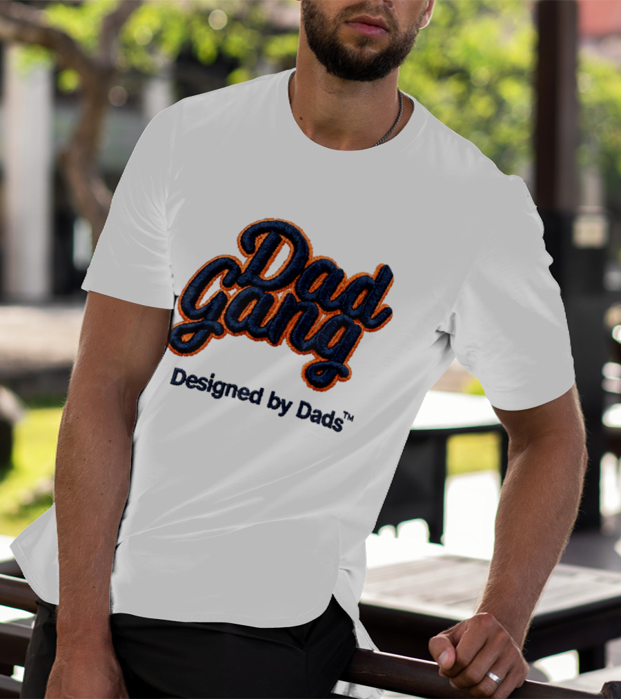 2026 Detroit Tigers Dad Gang Hat Giveaway Dad Gang Designed By Dads T-Shirt