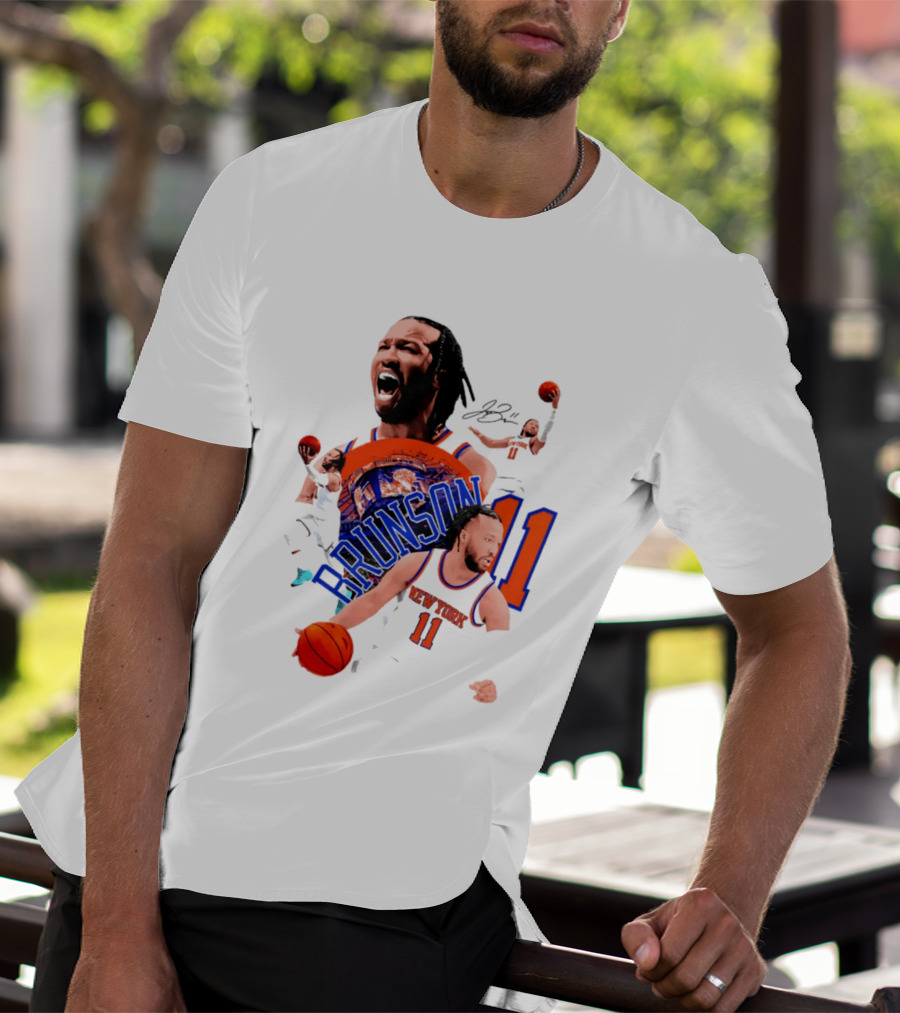 Jalen Brunson New York Knicks 11 Basketball Star T-Shirt