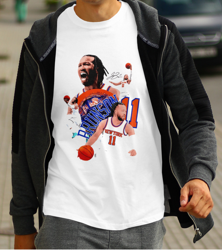 Jalen Brunson New York Knicks 11 Basketball Star T-Shirt