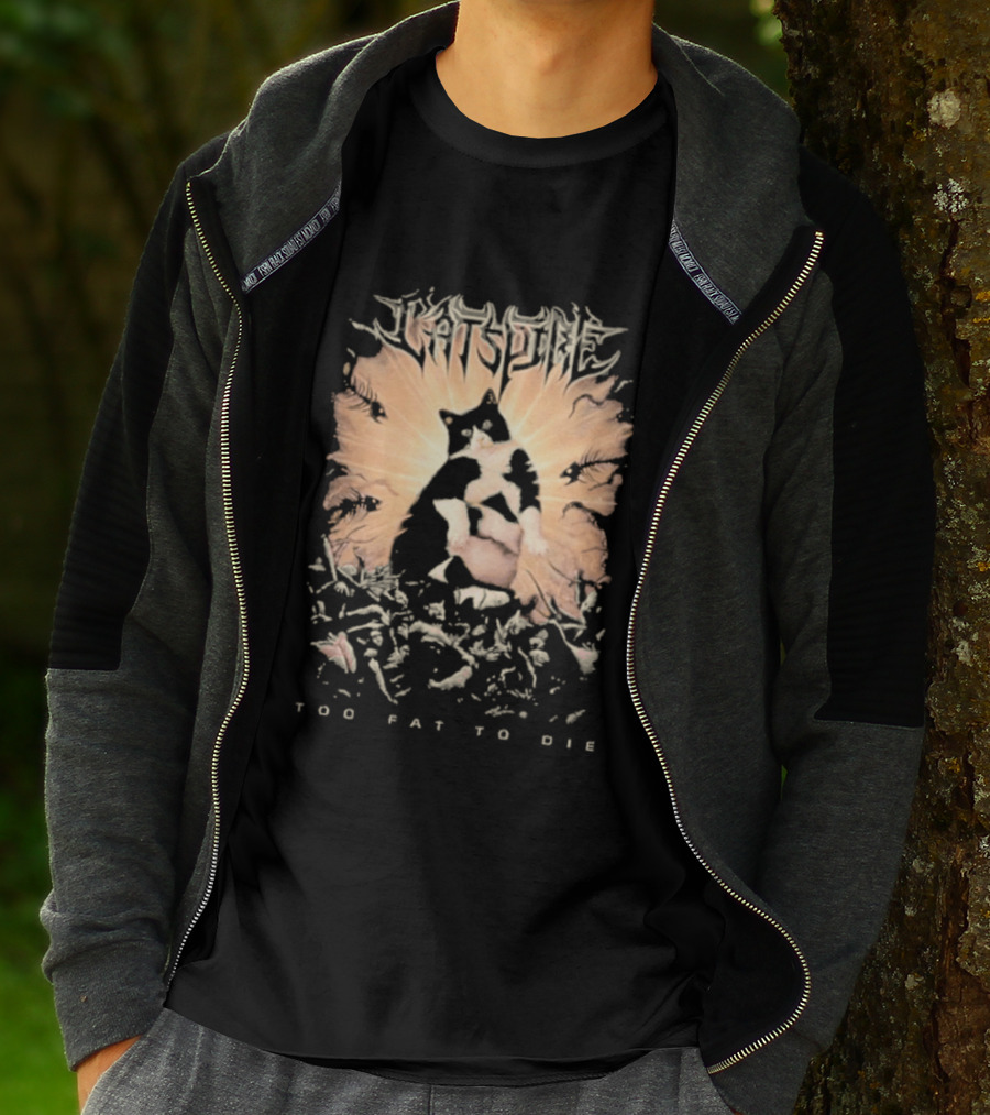 Cats Time Feathered Wings Too Fat To Die T-Shirt