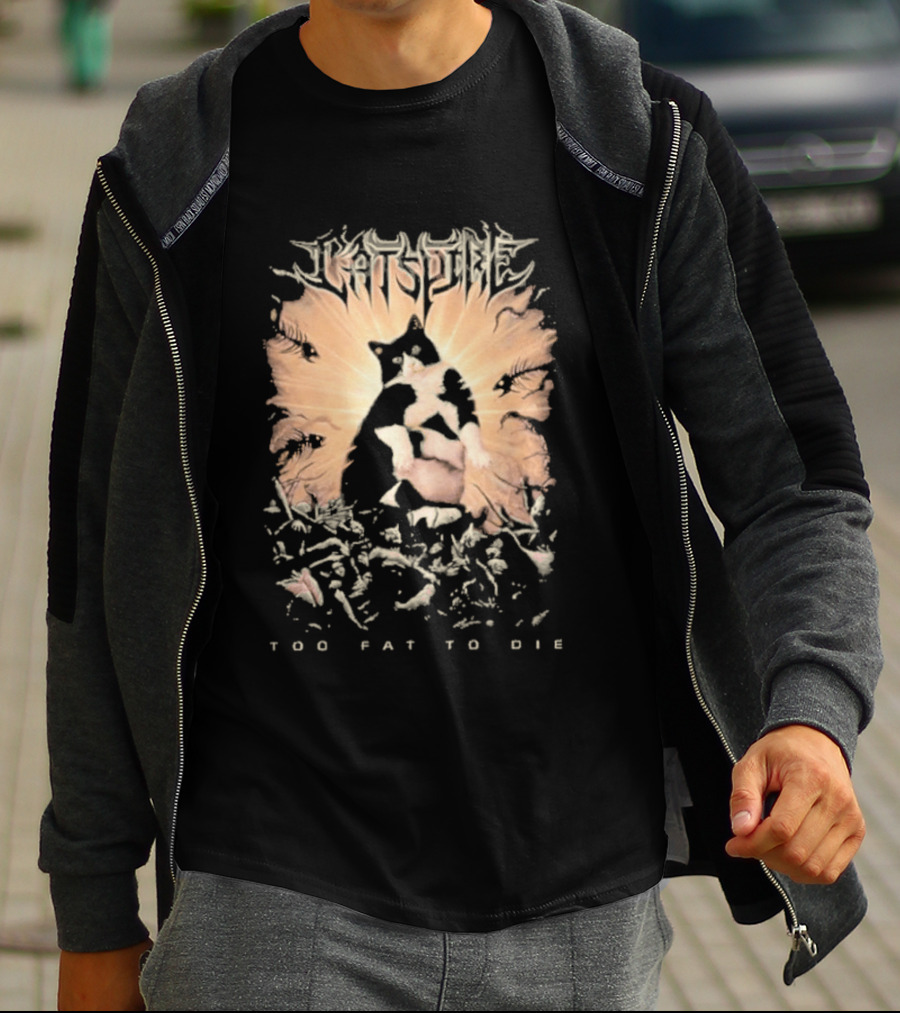 Cats Time Feathered Wings Too Fat To Die T-Shirt