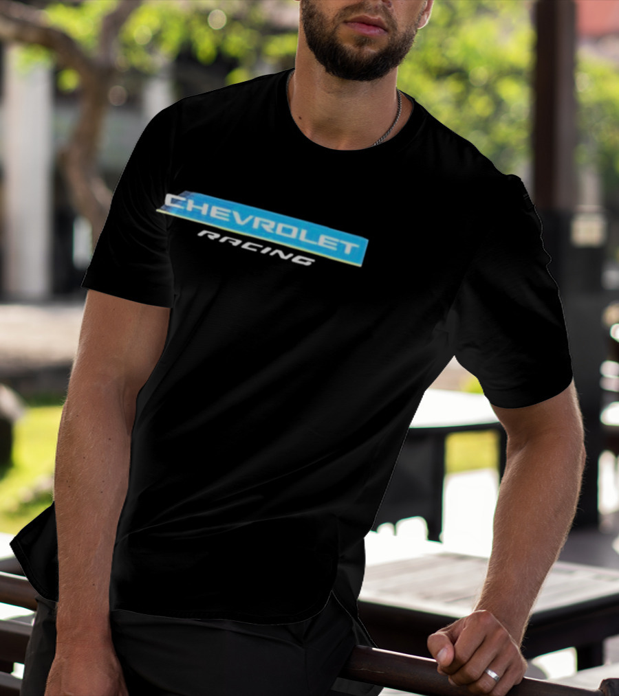 Chevrolet Racing Blue And White T-Shirt