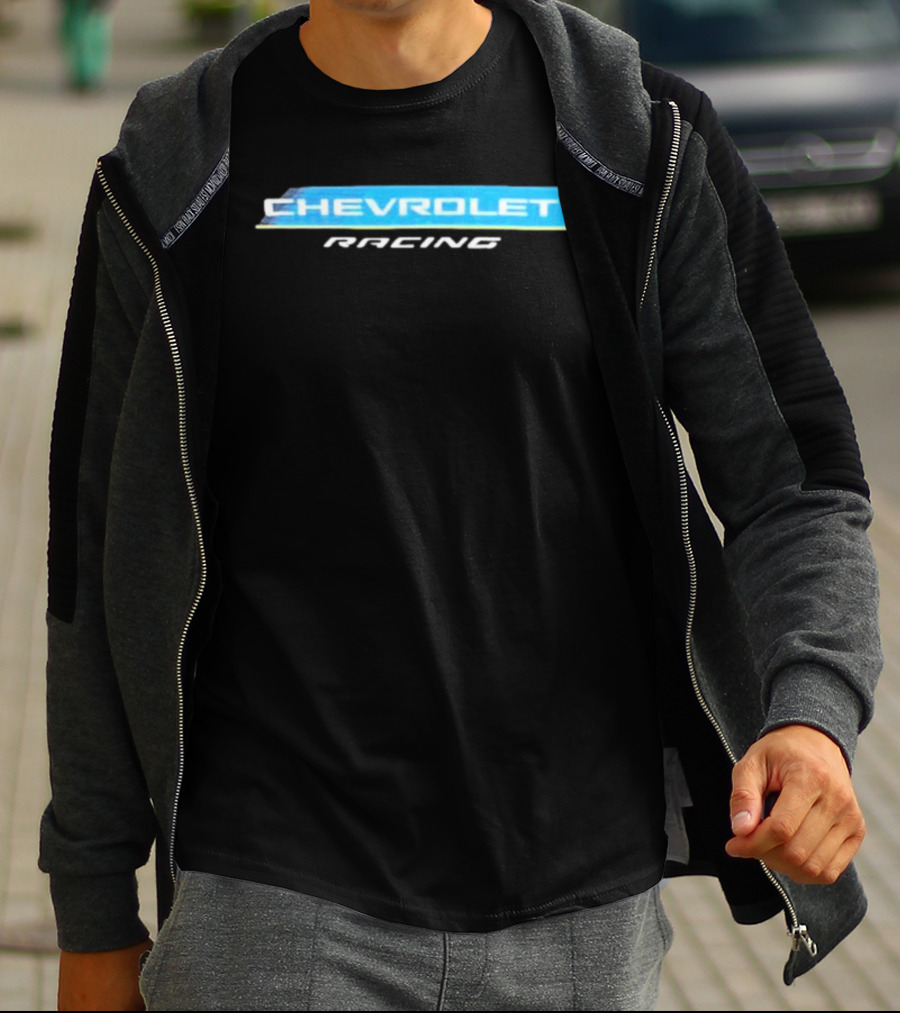 Chevrolet Racing Blue And White T-Shirt