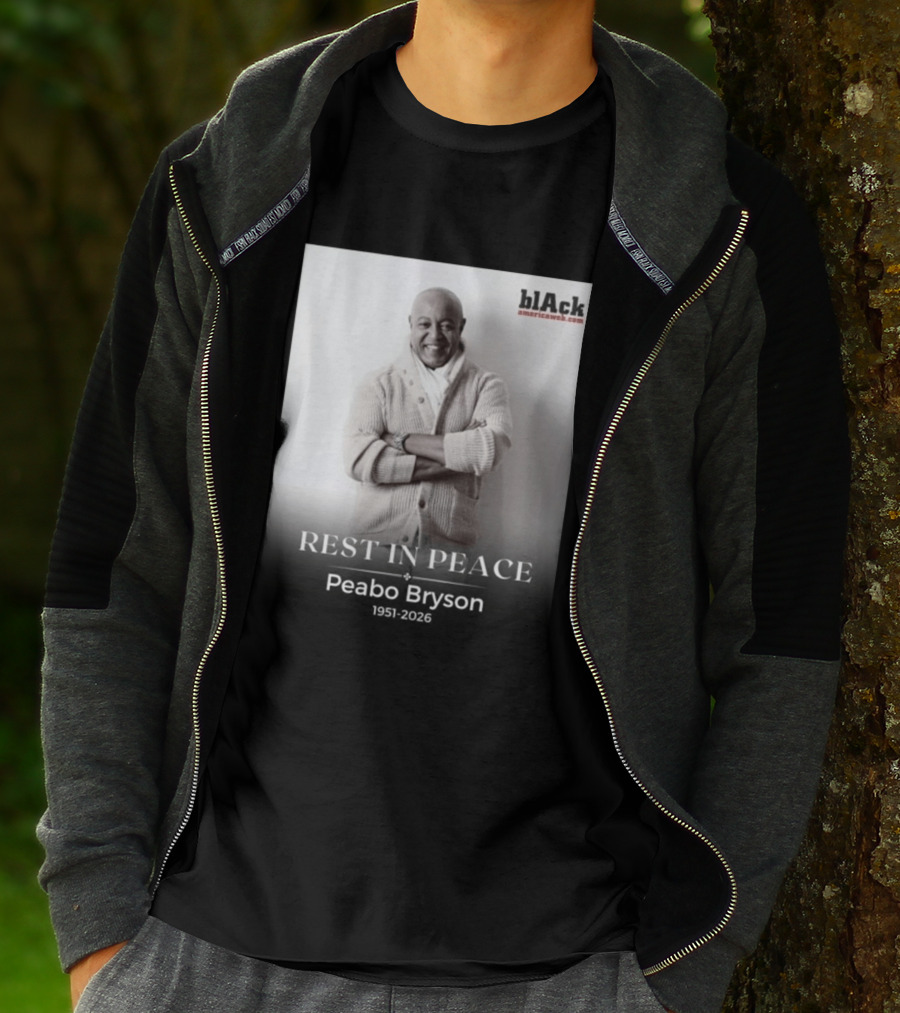 Rest In Peace Peabo Bryson 1951 2026 Black Americaweb T-Shirt