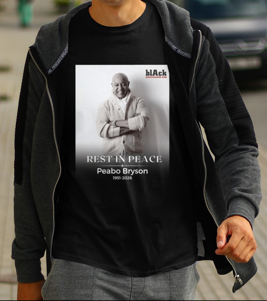Rest In Peace Peabo Bryson 1951 2026 Black Americaweb T-Shirt
