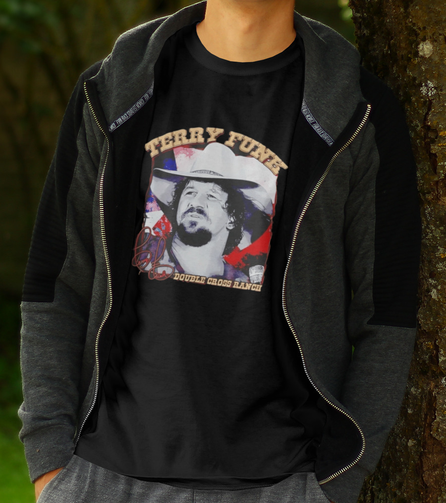 Terry Funk Double Cross Ranch WWE Cowboy T-Shirt