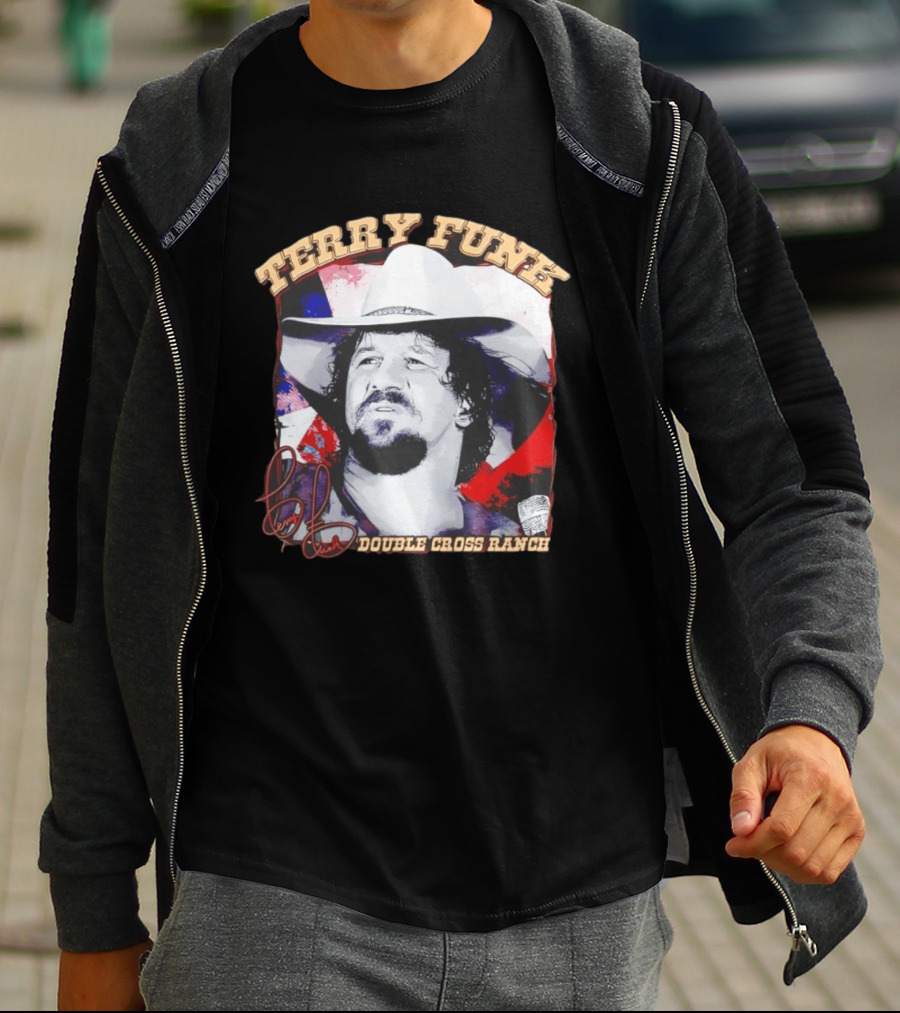 Terry Funk Double Cross Ranch WWE Cowboy T-Shirt