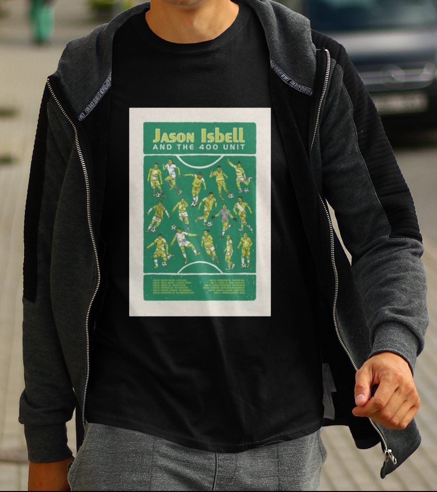 Jason Isbell And The 400 Unit Soccer UKEU Tour 2026 Dates T-Shirt