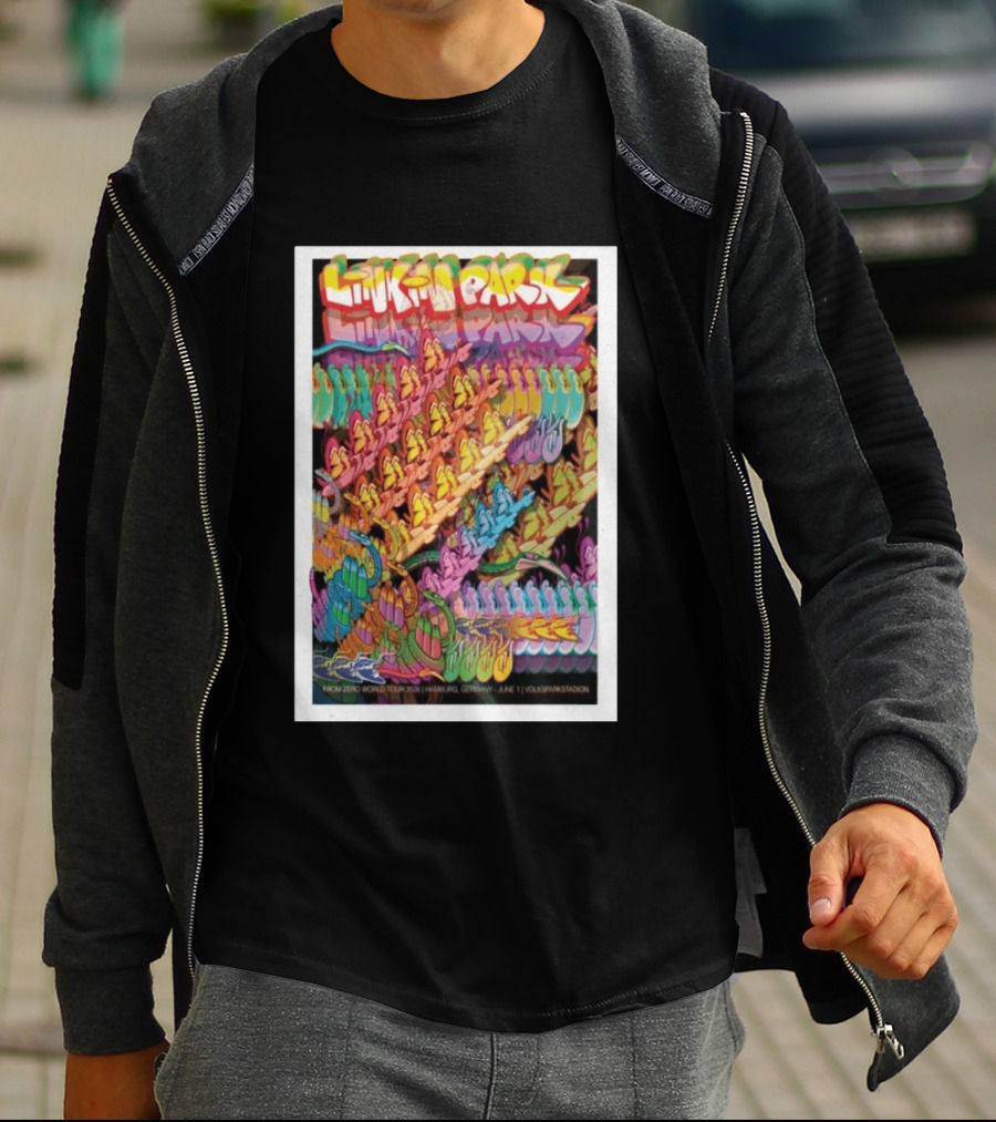 Linkin Park From Zero World Tour 2026 Hamburg Germany June 1 Volksparkstadion T-Shirt