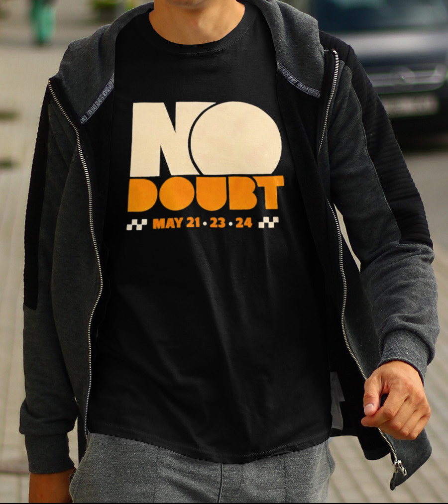 No Doubt Tour May 21 23 24 Checkered T-Shirt