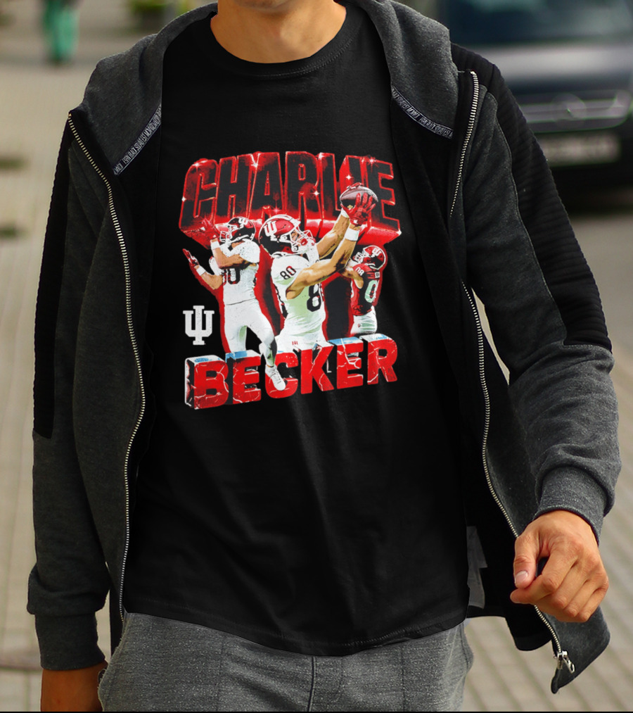 Charlie Becker Indiana Hoosiers Football 90s IU T-Shirt