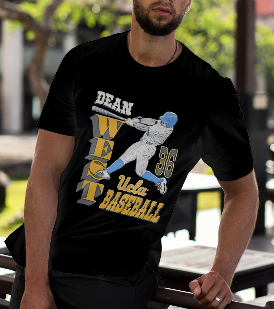 Dean West UCLA Baseball 36 NCAA T-Shirt