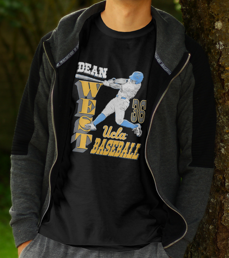 Dean West UCLA Baseball 36 NCAA T-Shirt