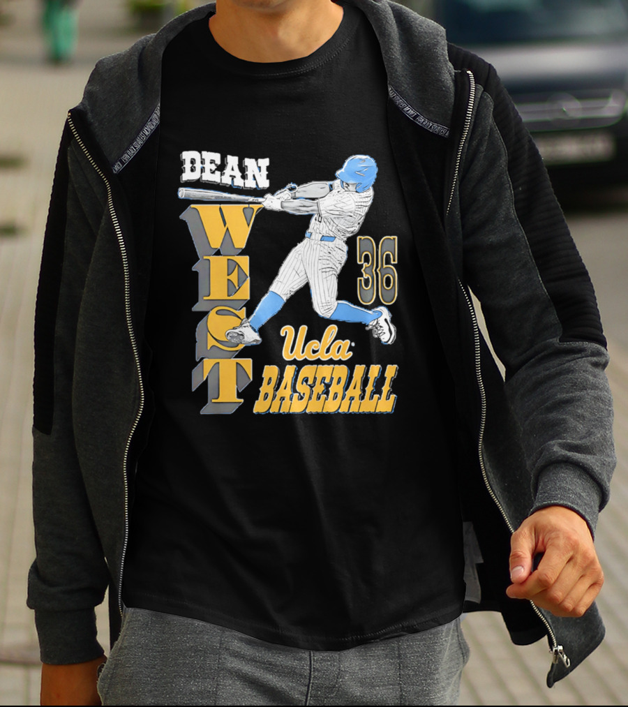Dean West UCLA Baseball 36 NCAA T-Shirt