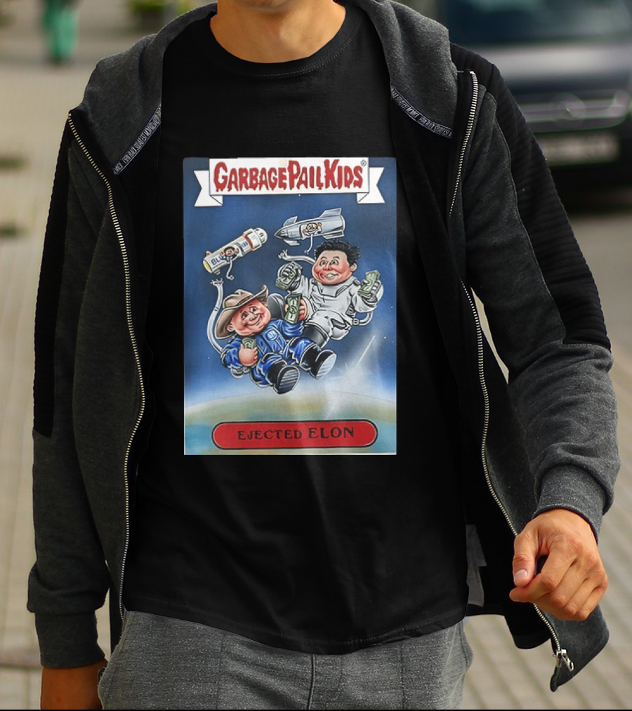 Garbage Pail Kids Ejected Elon Donald Trump And Elon Musk T-Shirt