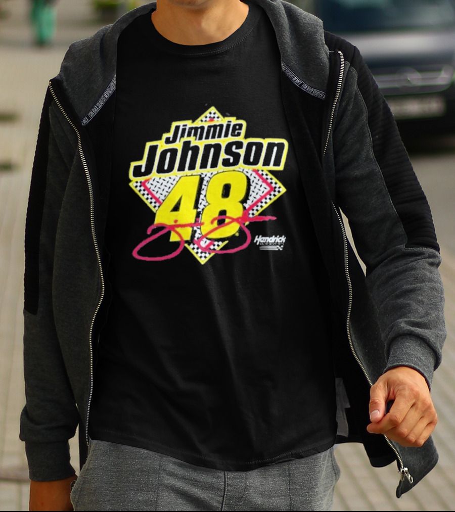 Hendrick Motorsports Jimmie Johnson 48 Racing Team NASCAR Fan T-Shirt