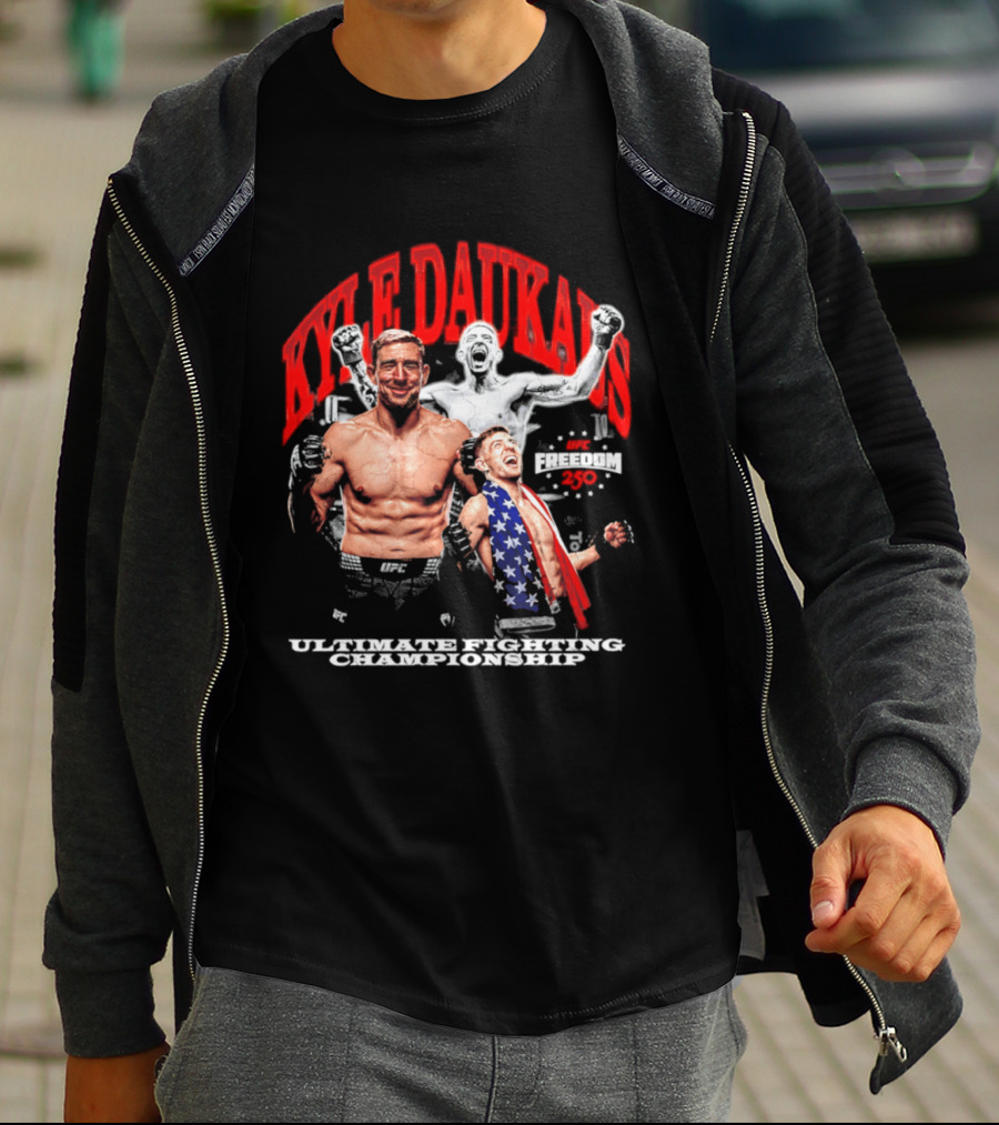 Kyle Daukaus UFC Ultimate Fighting Championship Freedom 250 T-Shirt