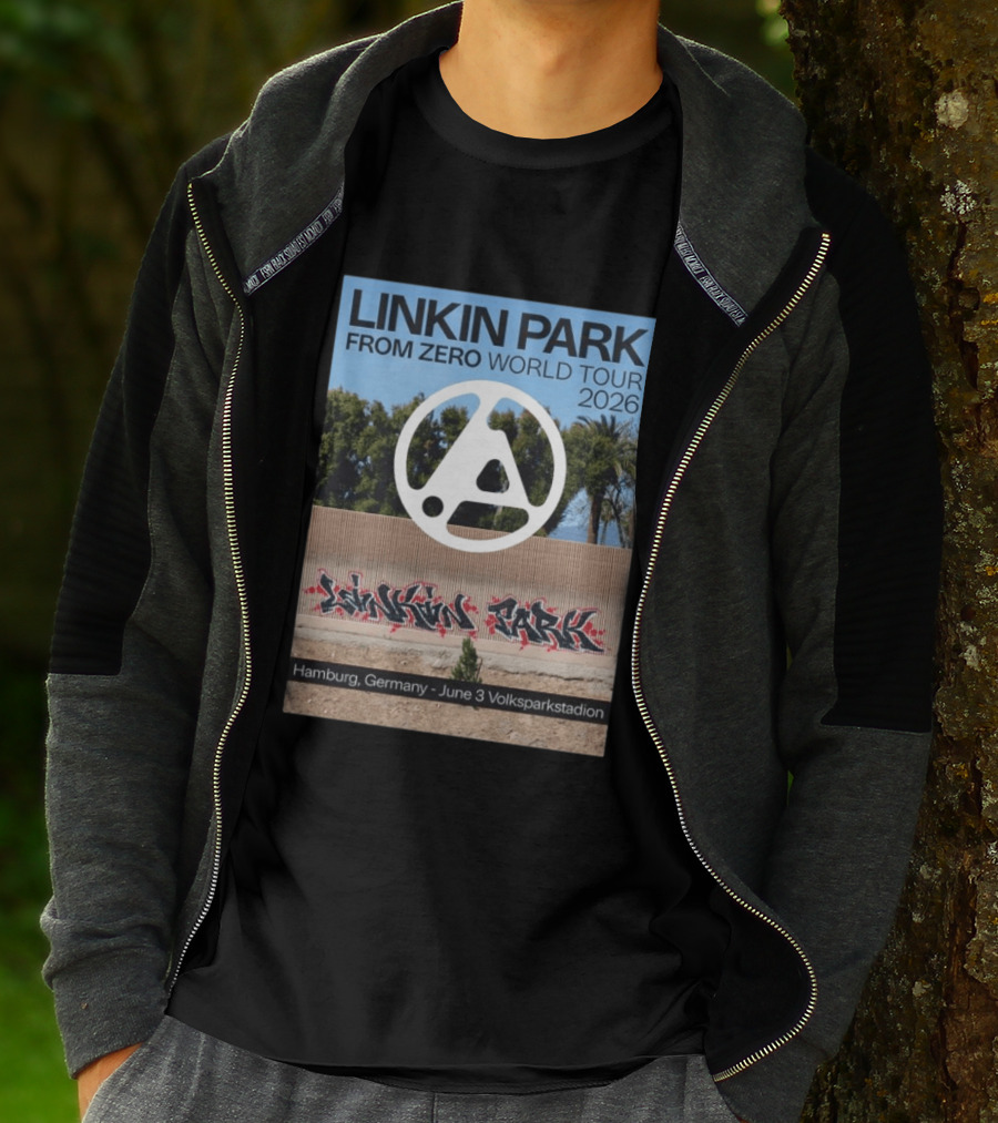 Linkin Park From Zero World Tour 2026 Hamburg Germany June 3 Volksparkstadion T-Shirt