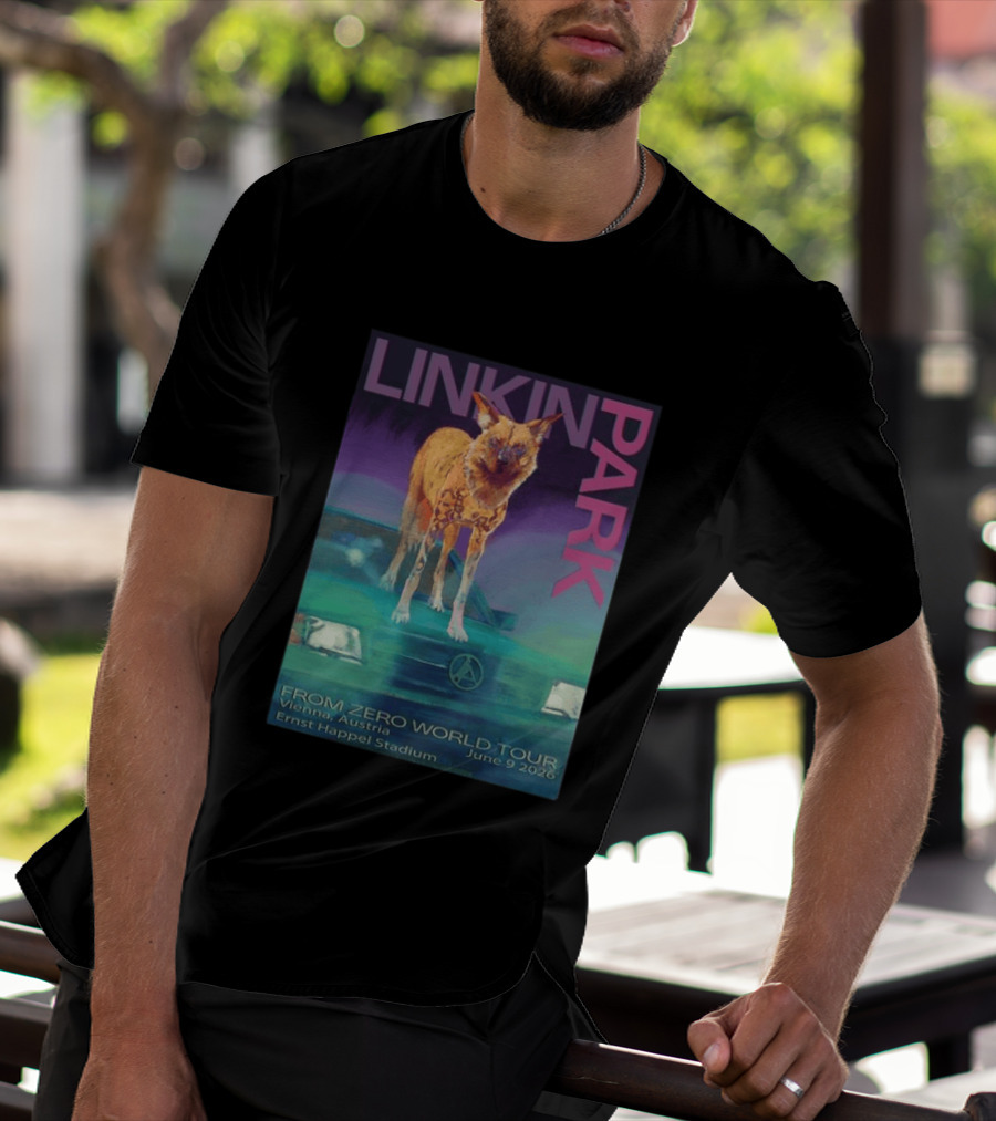 Linkin Park From Zero World Tour 2026 Vienna Austria June 9 Ernst Happel Stadium T-Shirt