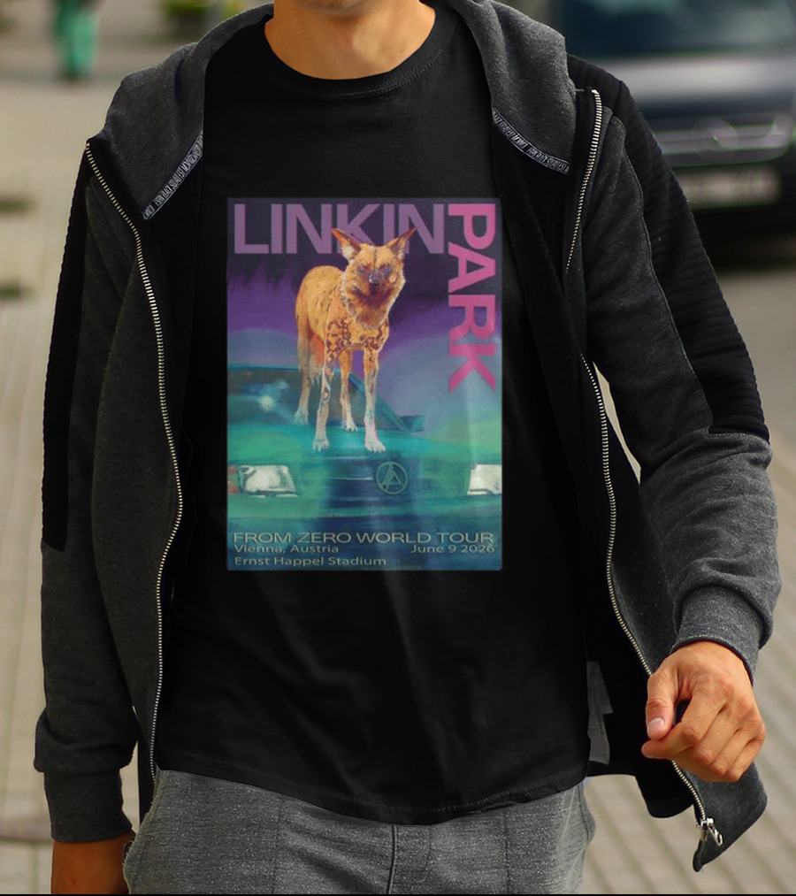 Linkin Park From Zero World Tour 2026 Vienna Austria June 9 Ernst Happel Stadium T-Shirt