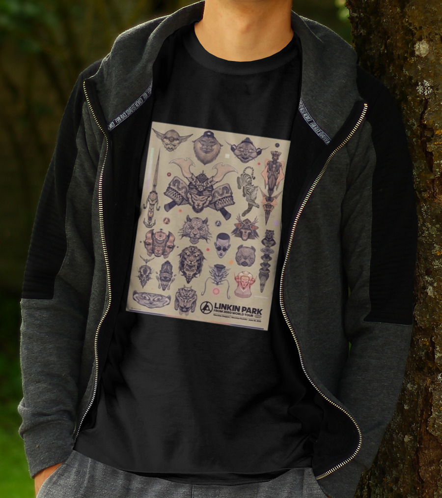 Linkin Park From Zero 2026 World Tour June 28 Werchter Parklife Belgium By Jose Mertz T-Shirt