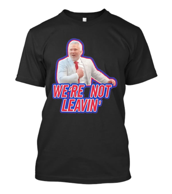 Martin St. Louis We're Not Leavin' Montreal Canadiens T-Shirt