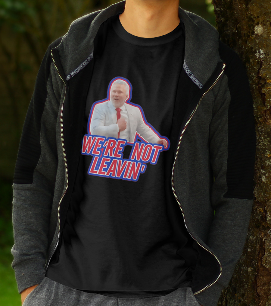 Martin St. Louis We're Not Leavin' Montreal Canadiens T-Shirt