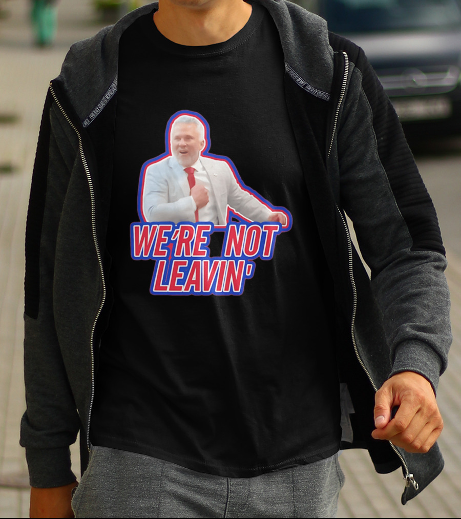 Martin St. Louis We're Not Leavin' Montreal Canadiens T-Shirt