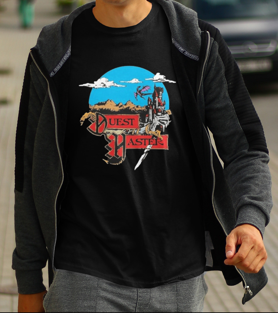 Quest Master High Fantasy Adventure Dragon Castle T-Shirt
