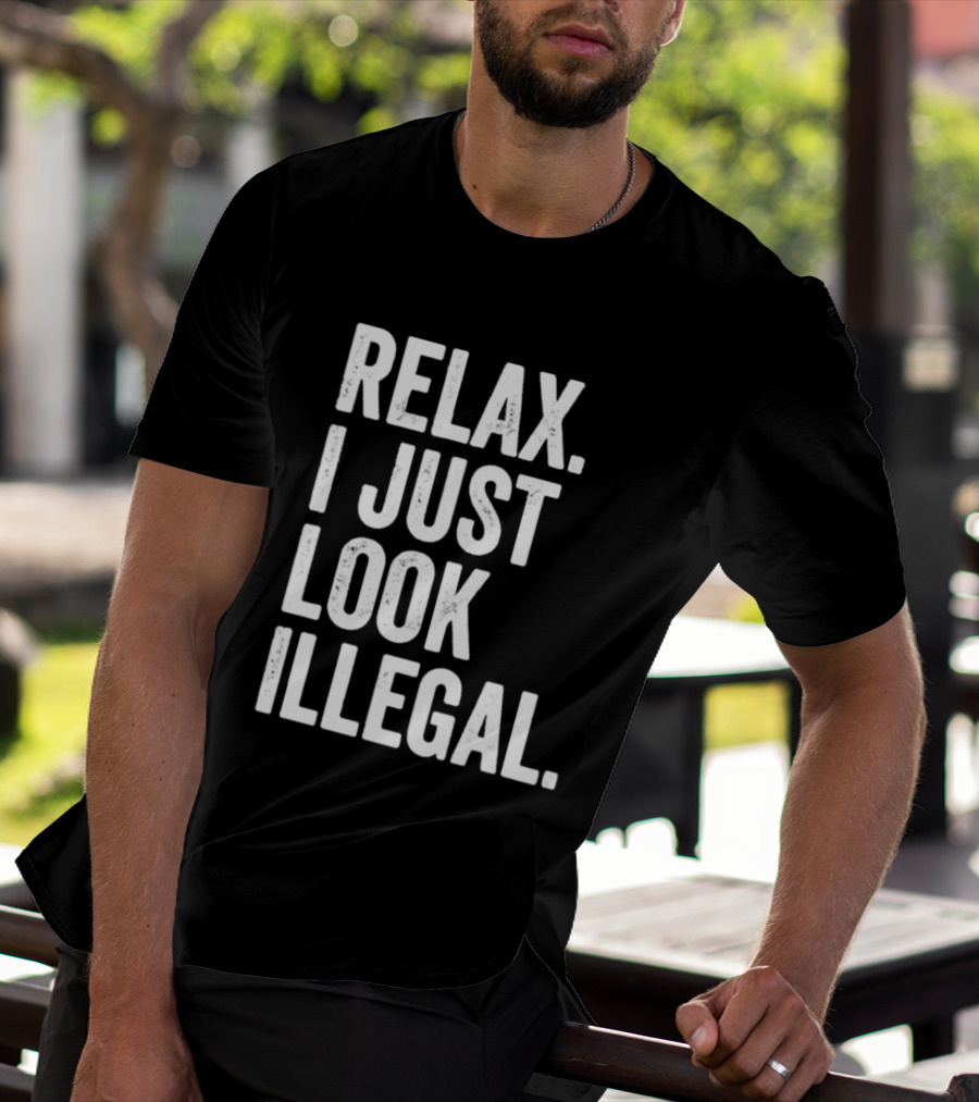 Ronald Acuna Jr Relax I Just Look Illegal 2026 T-Shirt
