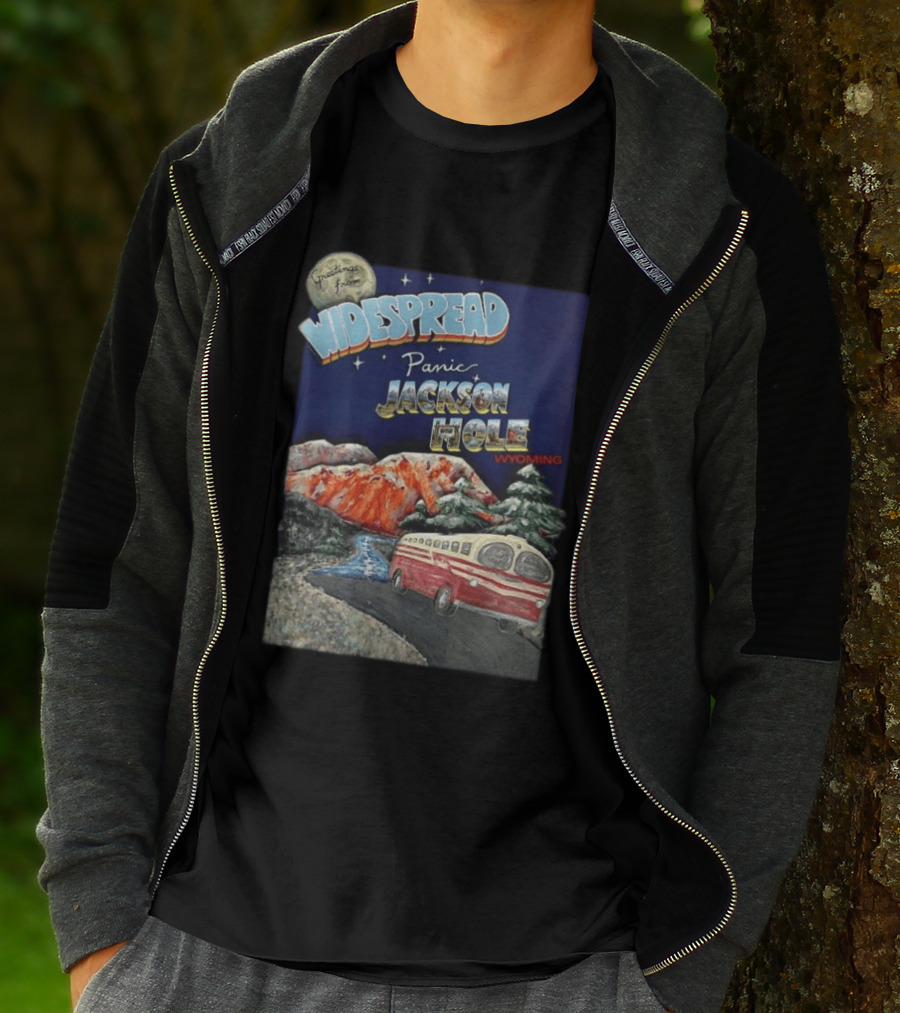 Greetings From Widespread Panic Jackson Hole Wyoming July 5 2026 Show Announce T-Shirt