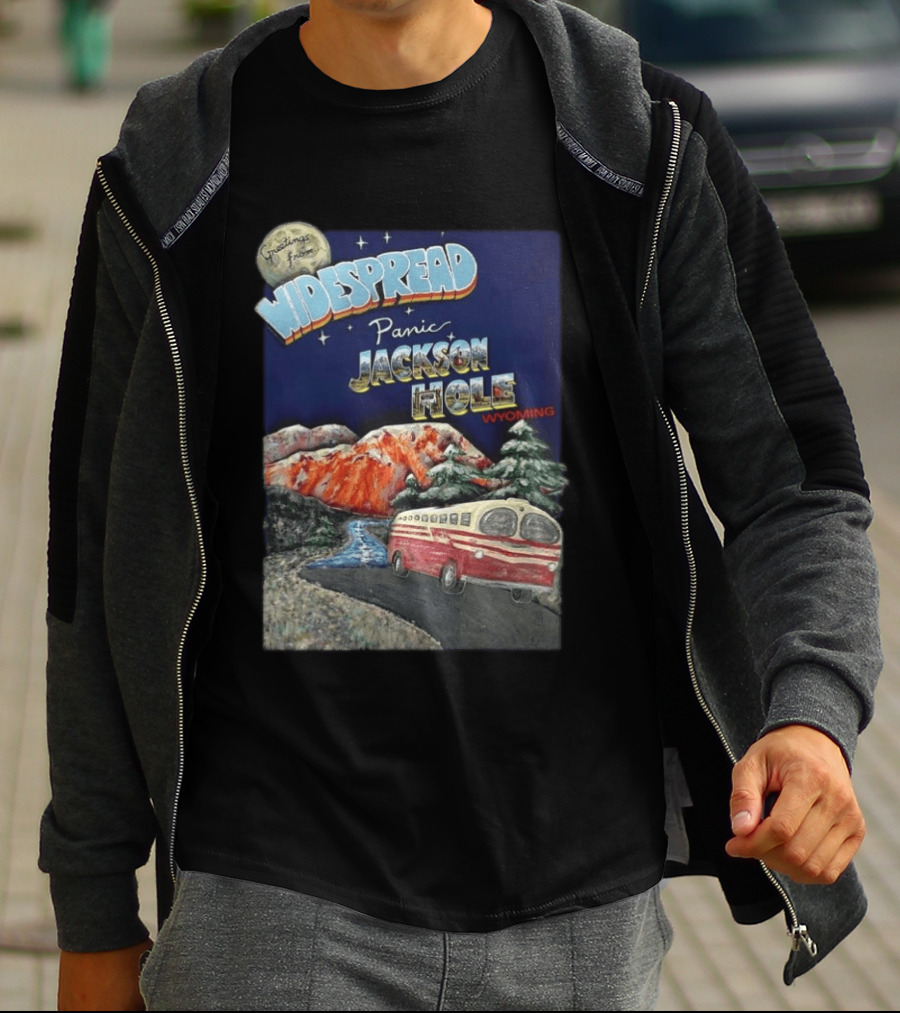 Greetings From Widespread Panic Jackson Hole Wyoming July 5 2026 Show Announce T-Shirt