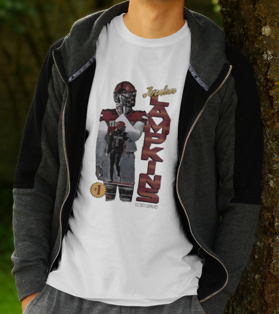 Jordan Lampkins 1 Minnesota Golden Gophers Football Player T-Shirt