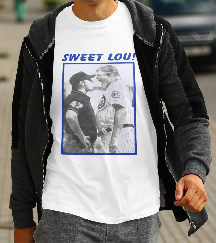 Sweet Lou Piniella Chicago Cubs MLB Umpire Confrontation T-Shirt