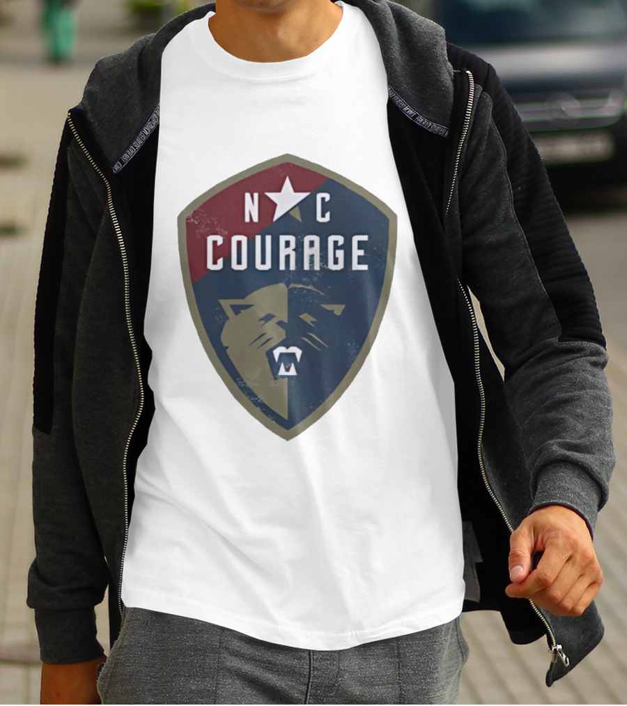 North Carolina Courage Star Shield NC Courage T-Shirt