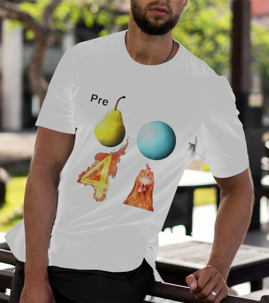 Pre Pear Blue Egg Fire 4 Chicken T-Shirt