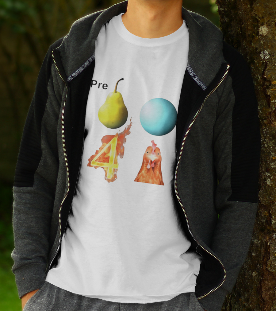 Pre Pear Blue Egg Fire 4 Chicken T-Shirt