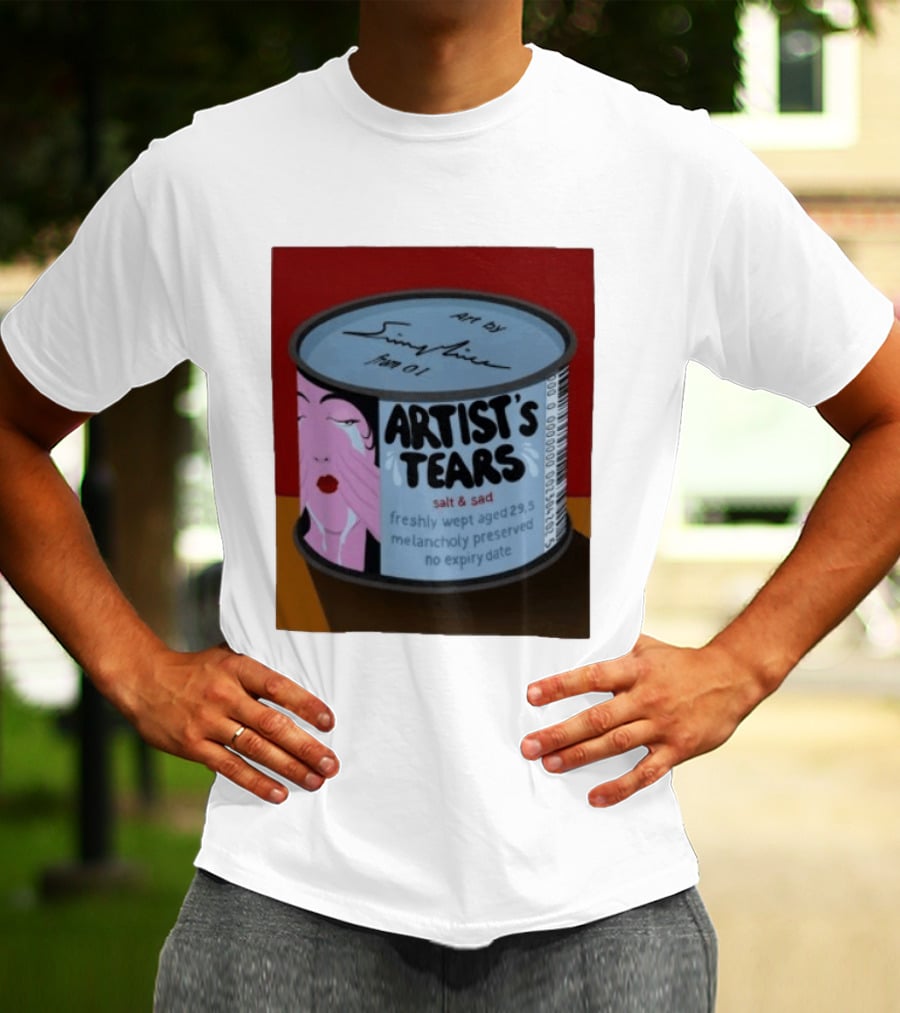 Artist's Tears Salt And Sad Freshly Wept Aged 29.5 Melancholy Preserved No Expiry Date T-Shirt