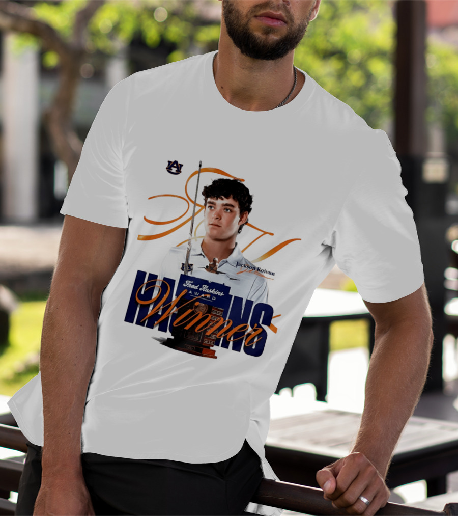 Auburn University Jackson Koivun Fred Haskins Award Winner Golf T-Shirt