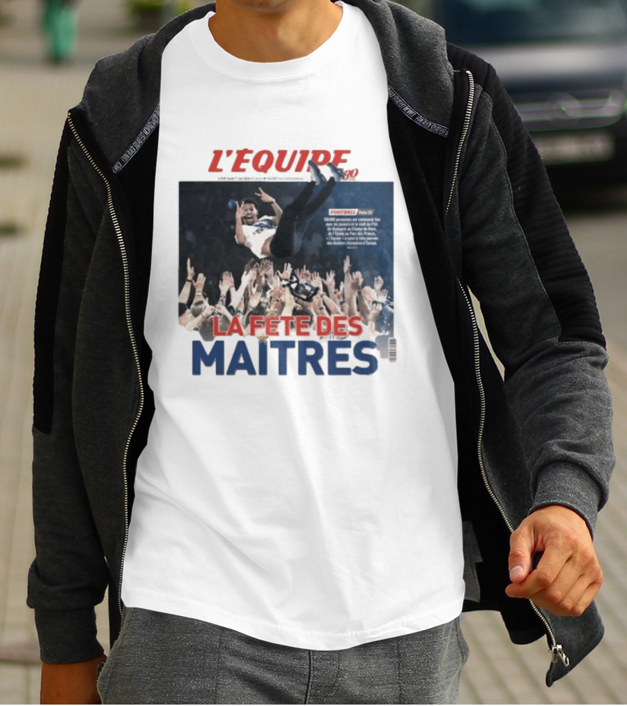 L'Equipe La Fête Des Maitres Football Joyful Celebration T-Shirt