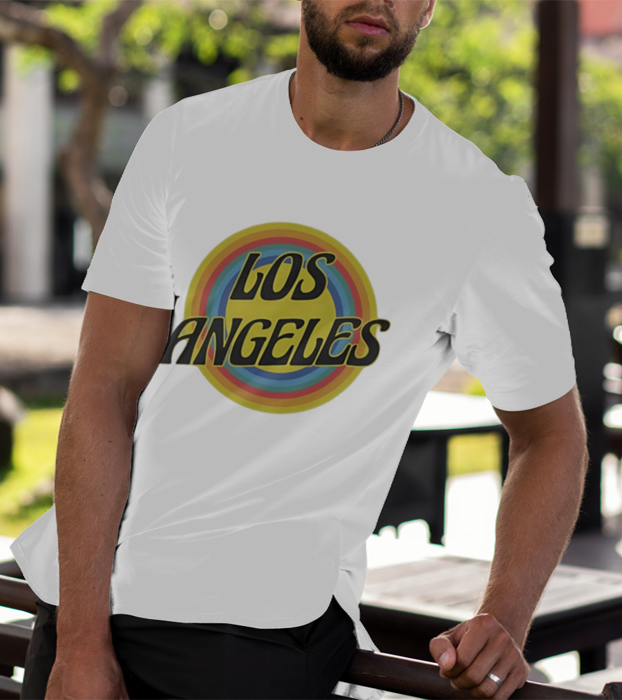 Los Angeles Vintage Rainbow T-Shirt