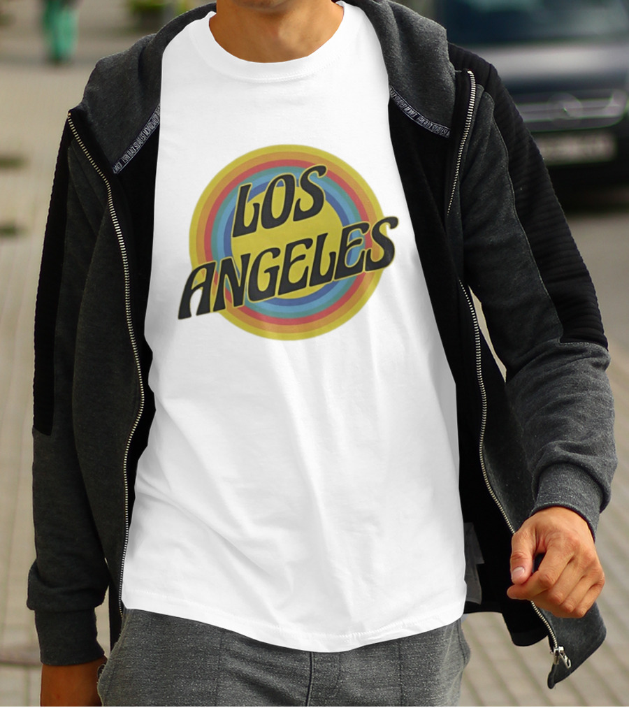 Los Angeles Vintage Rainbow T-Shirt