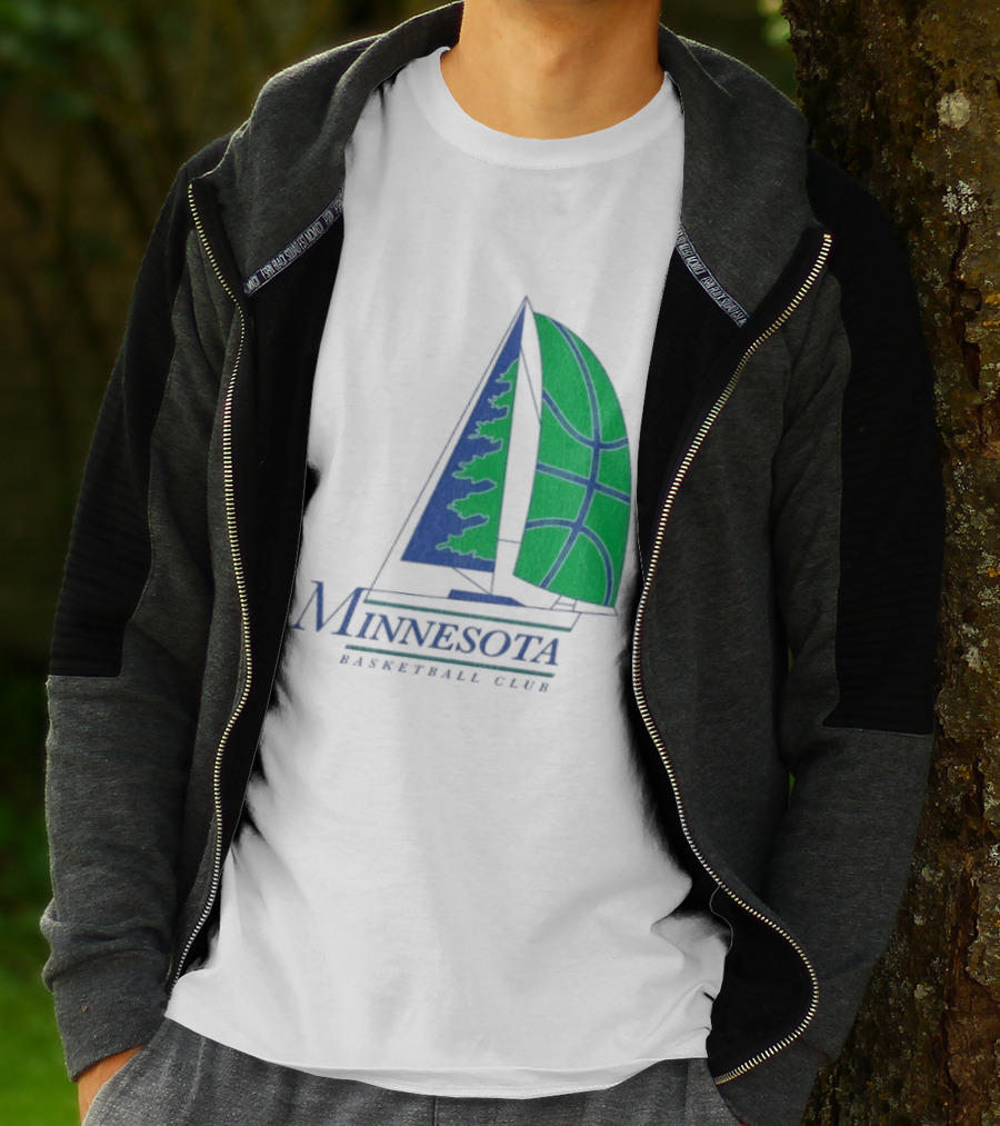 Minnesota Basketball Club Sailing Boat And Hoop T-Shirt
