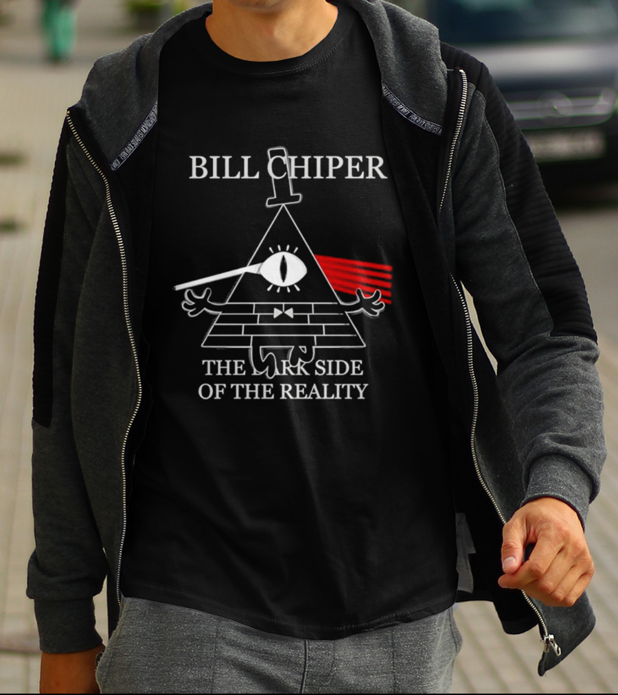 Bill Cipher The Dark Side Of The Reality Pyramid Eye Pink Floyd Mashup T-Shirt