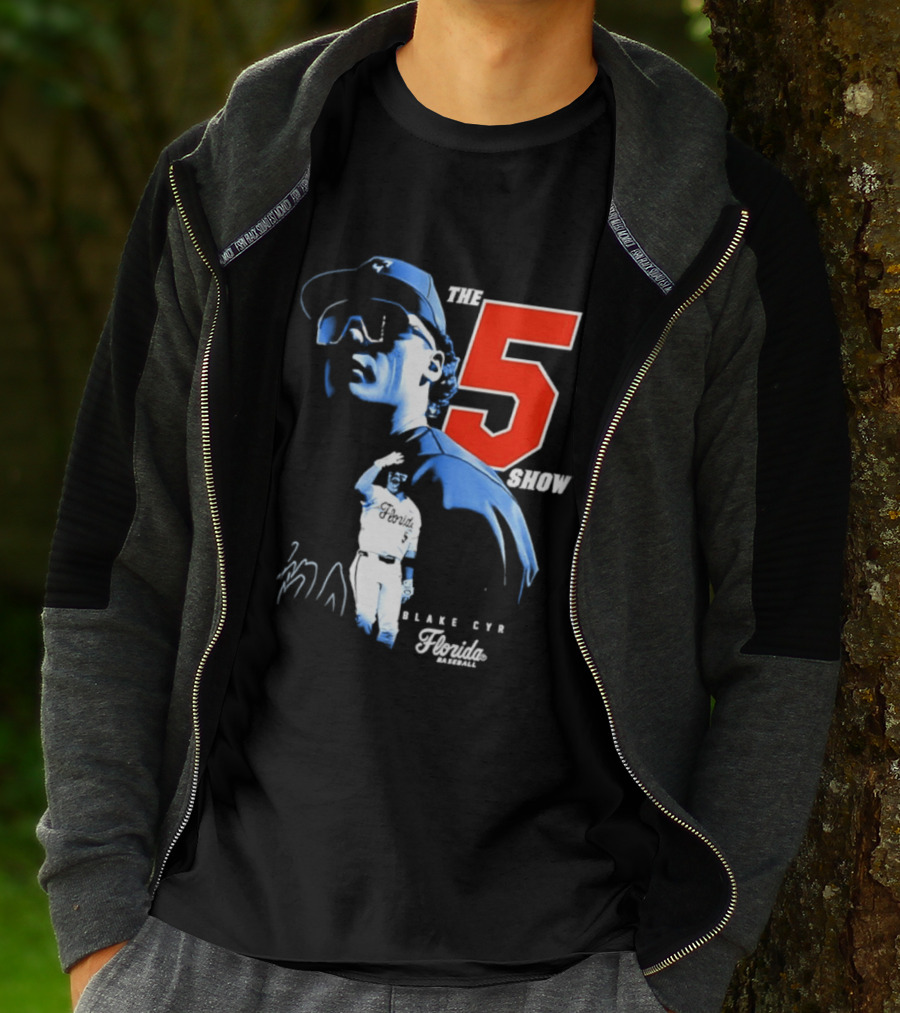 Blake Cyr The 5 Show Florida Baseball T-Shirt